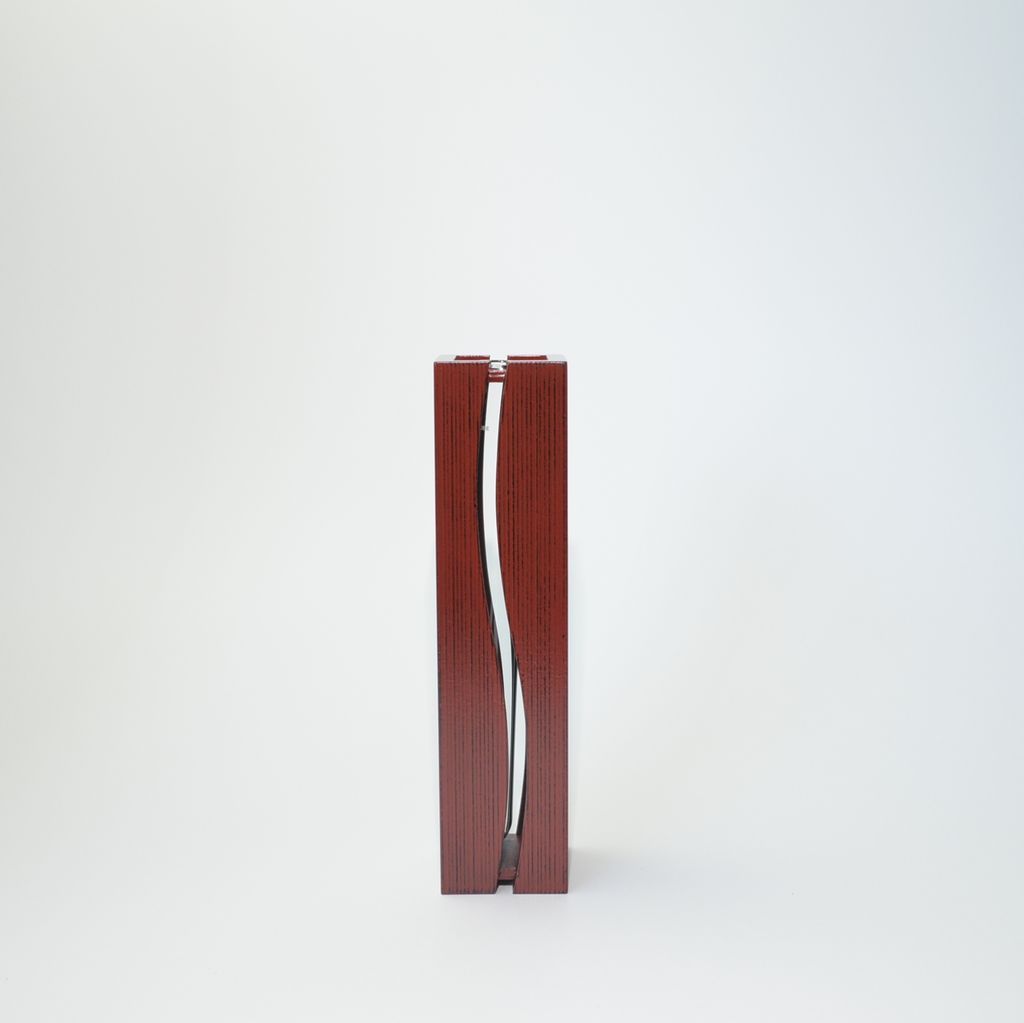 Lacquerware Flower Vase “Negoro”●