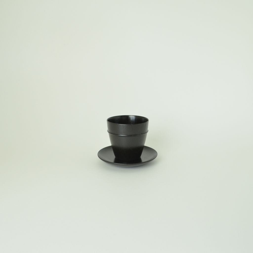 Lacquerware Mini Cup Set "MOKU Mini Cup & Saucer Set"●