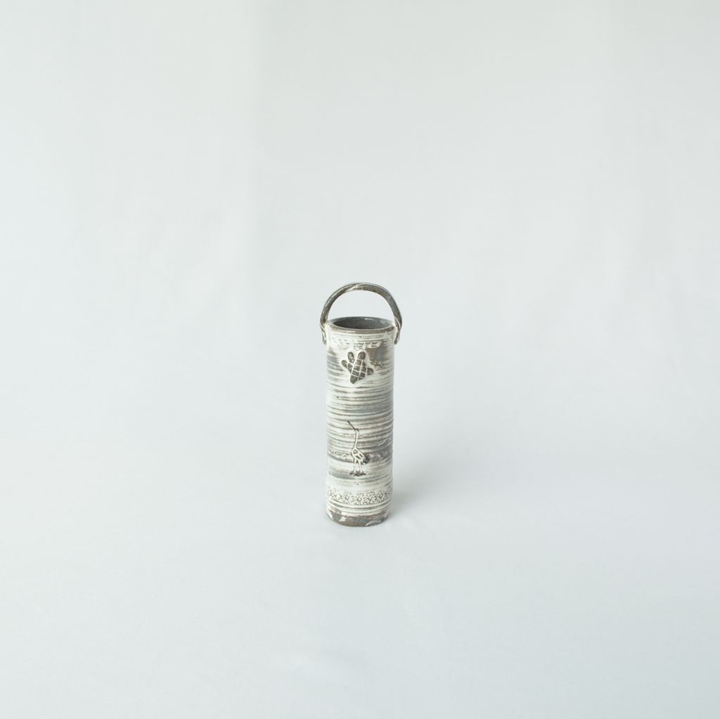 Flower Vase "Crane and Turtle"
