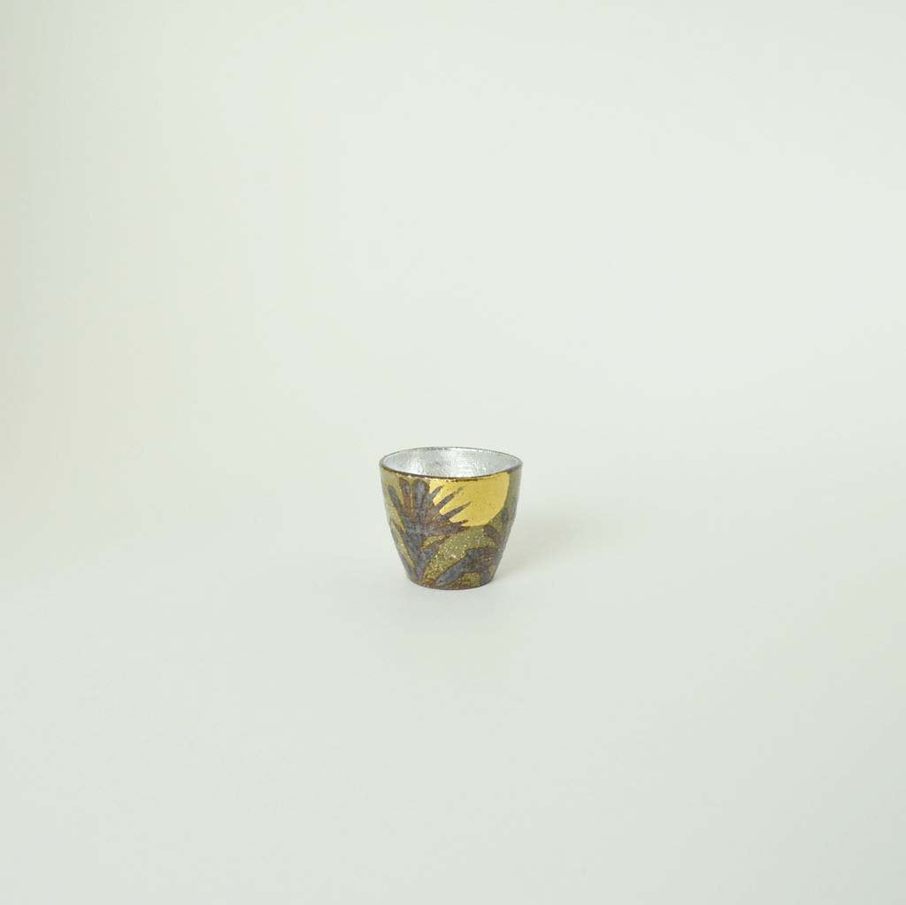 Sake Cup "Autumn Moon" Silver