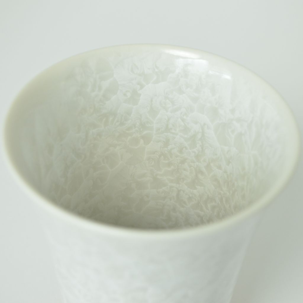 Free Cup "Flower Crystal" Red and White