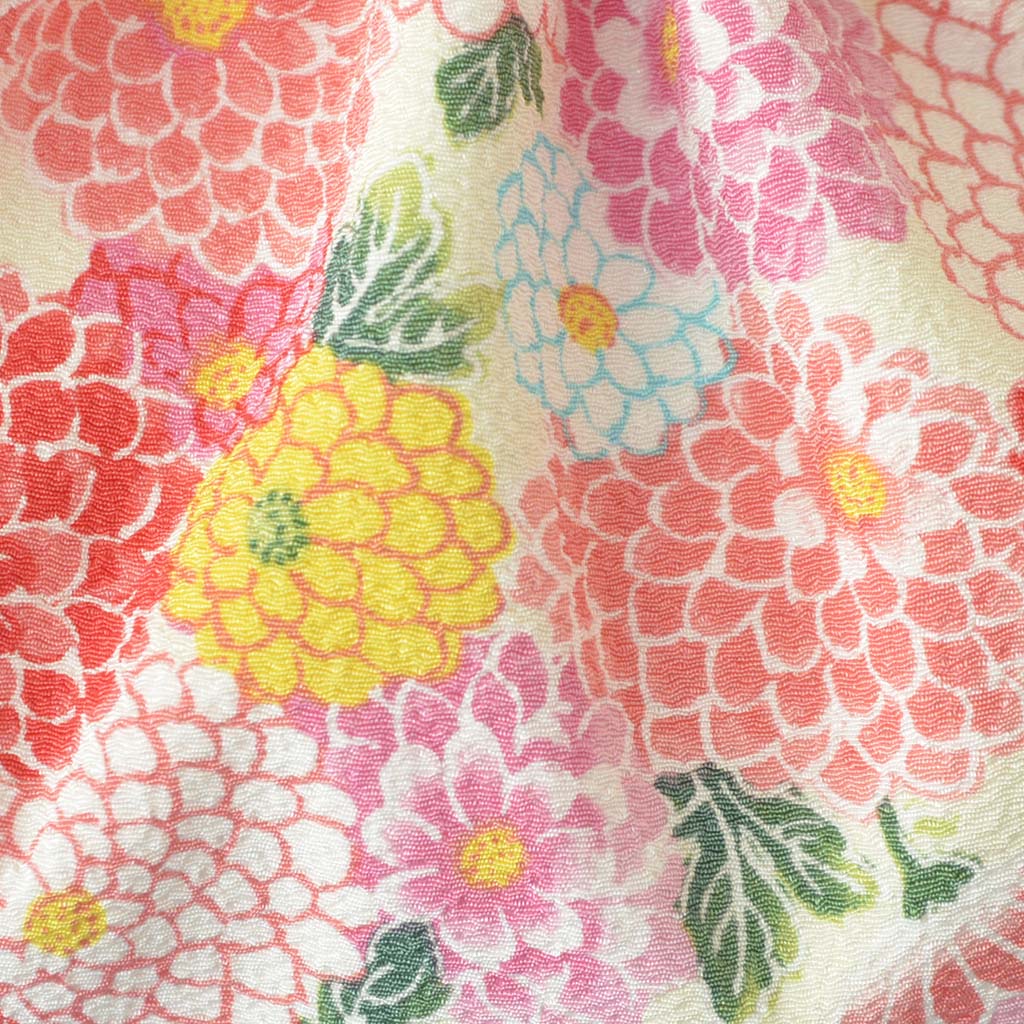 2way Chirimen bag "Japanese traditional design" (S)