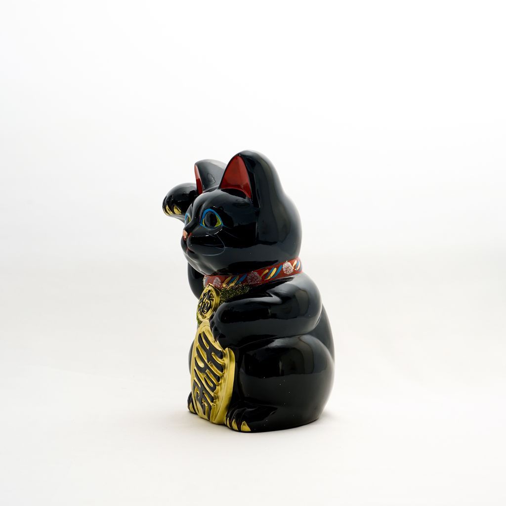 Ornament "Maneki Neko" Black Size 7
