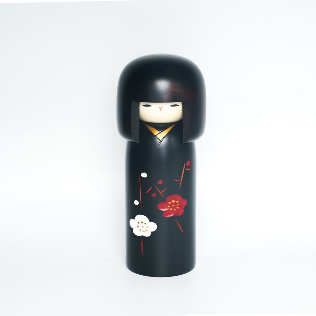 Kokeshi doll "Sachinohana(Flower of Happiness)" Small