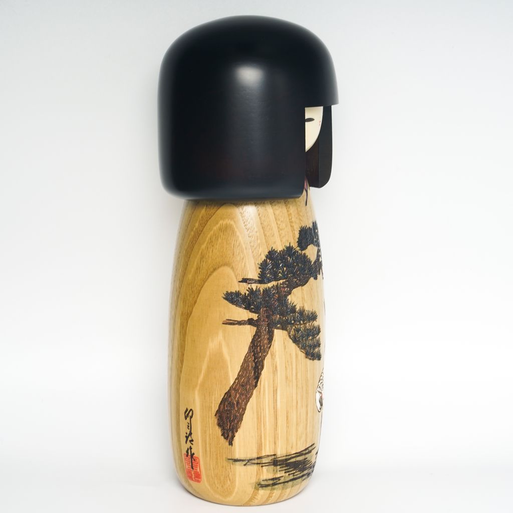 Kokeshi doll "Meototsuru(Married Couple)"