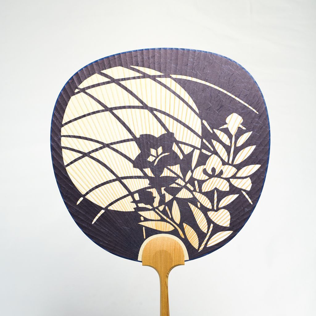 Both Sides Openwork Uchiwa "Kangetsu"