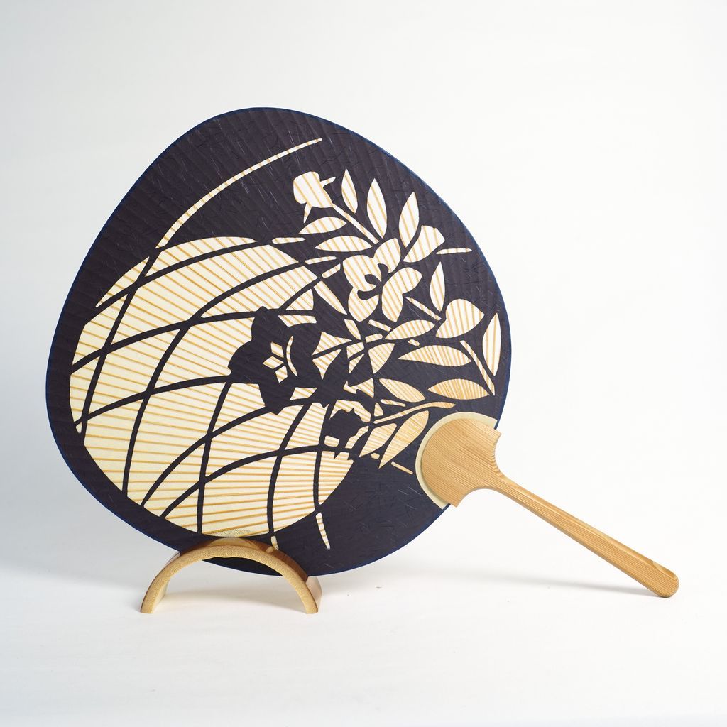 Both Sides Openwork Uchiwa "Kangetsu"