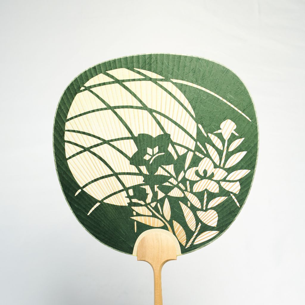 Both Sides Openwork Uchiwa "Kangetsu"