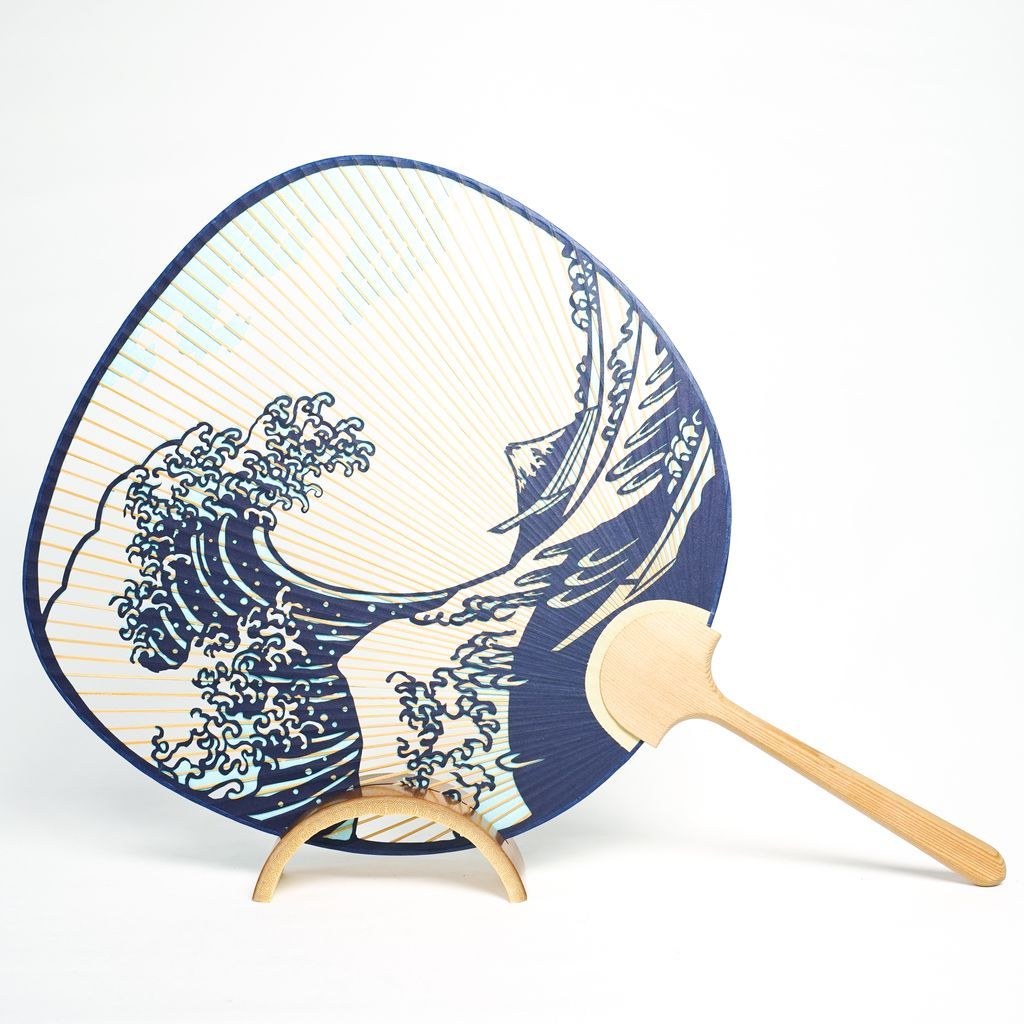Both Sides Openwork Uchiwa "Namiura"