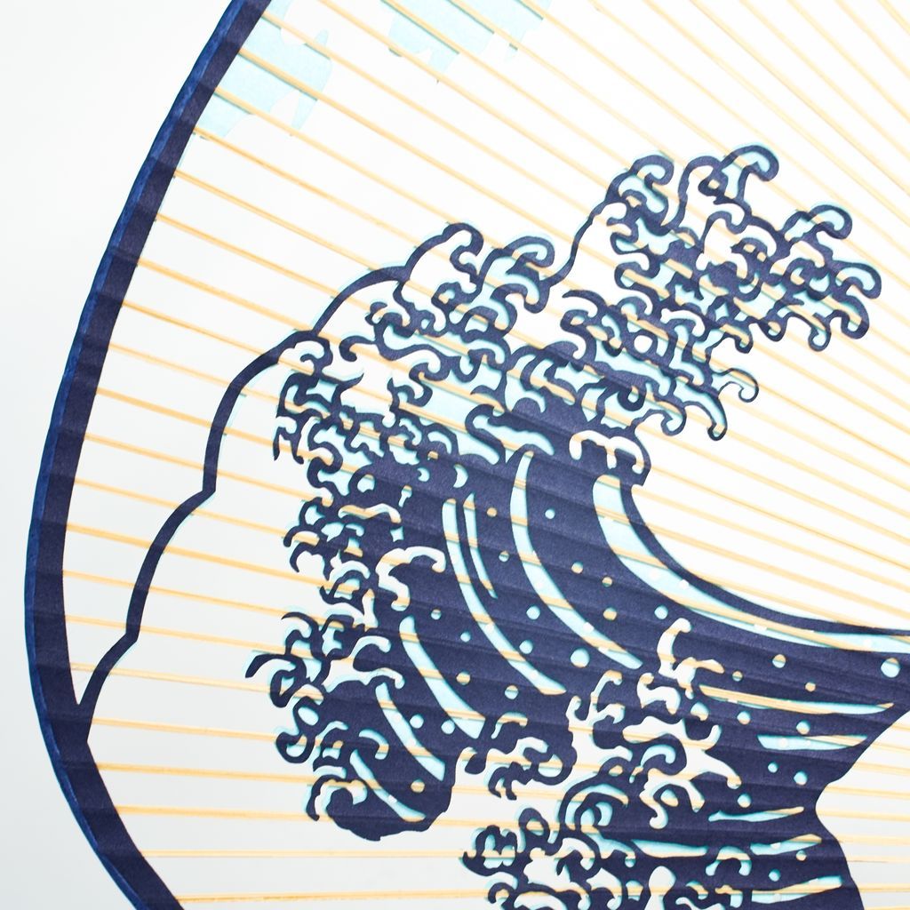 Both Sides Openwork Uchiwa "Namiura"