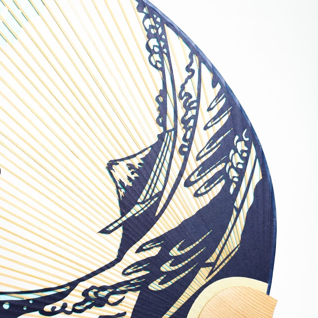 Both Sides Openwork Uchiwa "Namiura"