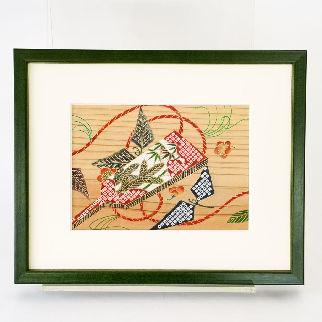 Yuzen Painting "Battledore"●