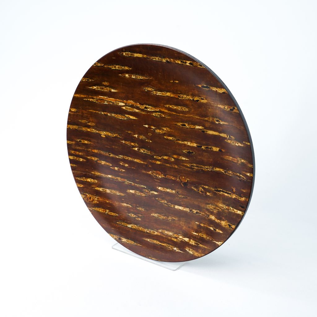 Kabazaiku Cherry Bark Small Round Tray (Small)