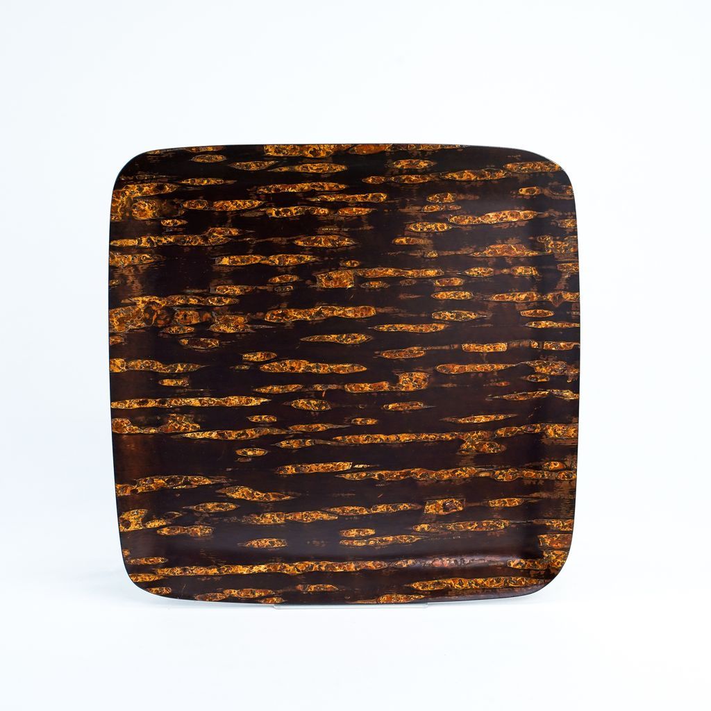 Kabazaiku Cherry Bark Square Tray