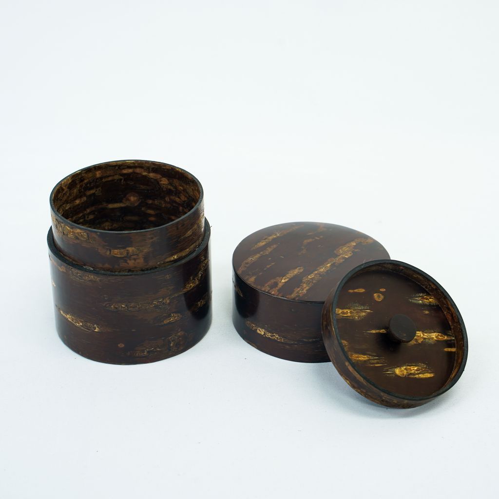 Kabazaiku Cherry Bark Tea Caddy (Small)