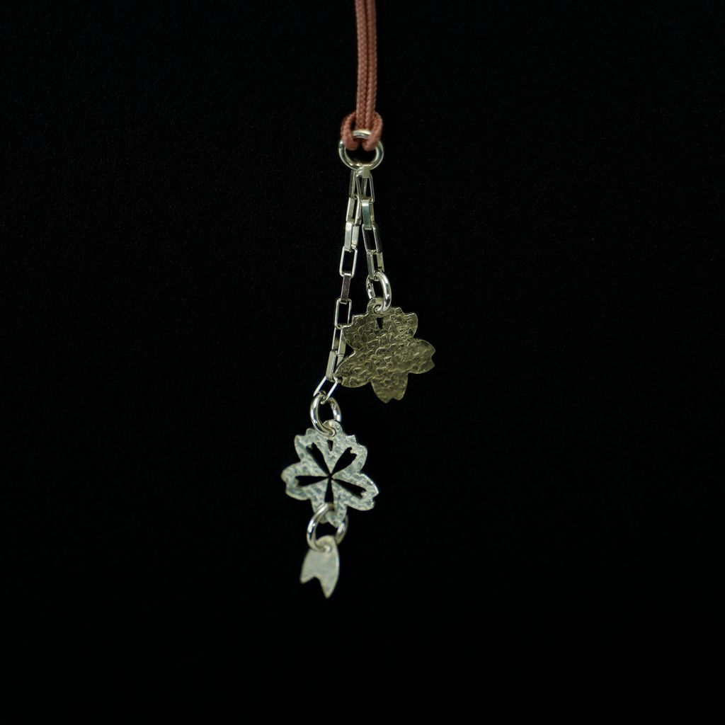 Pure Silver “Floweret Netsuke Charm”