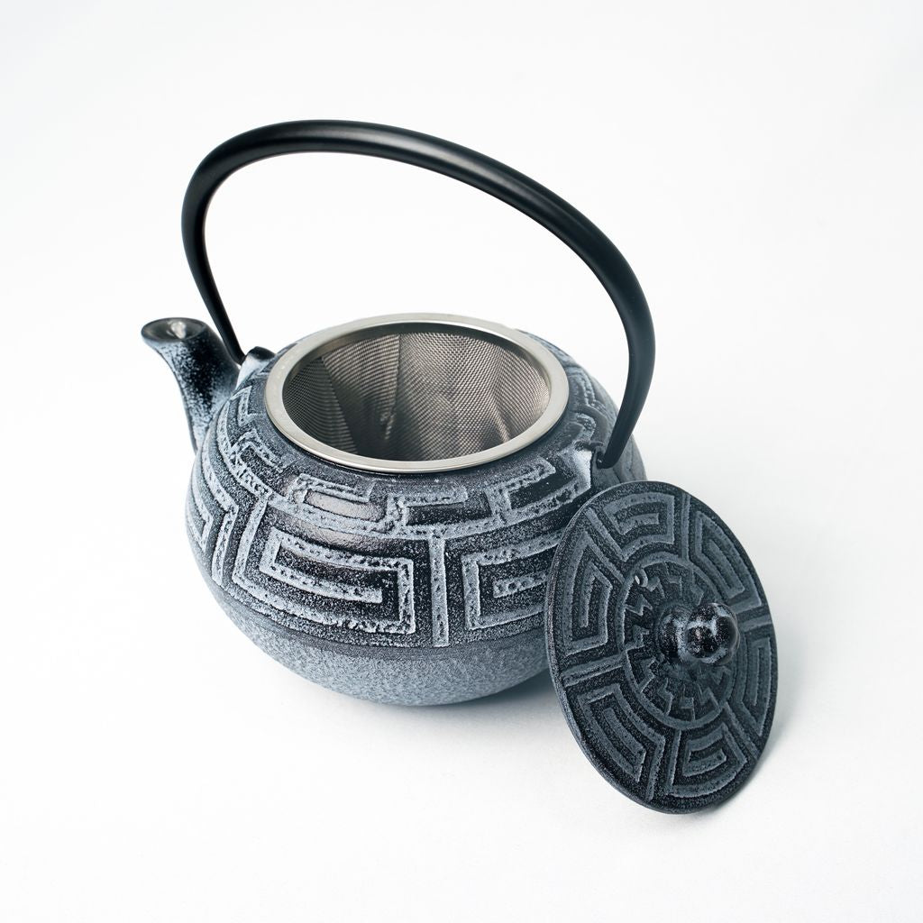 Nambu Ironware Teapot "Maromi Uzumaki Shirosabi 0.65L"