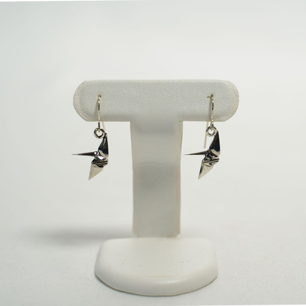 Pure Silver Pierced Earrings “Auspicious Motif”