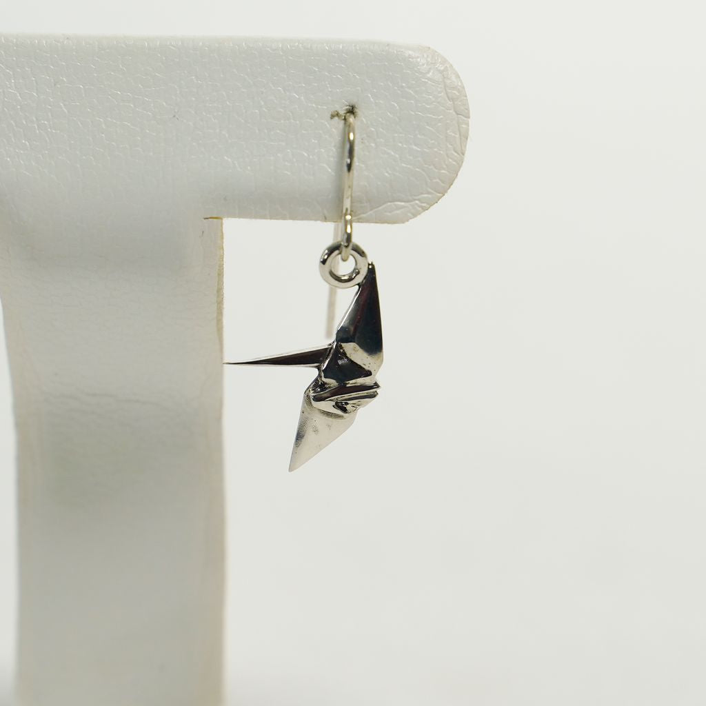 Pure Silver Pierced Earrings “Auspicious Motif”