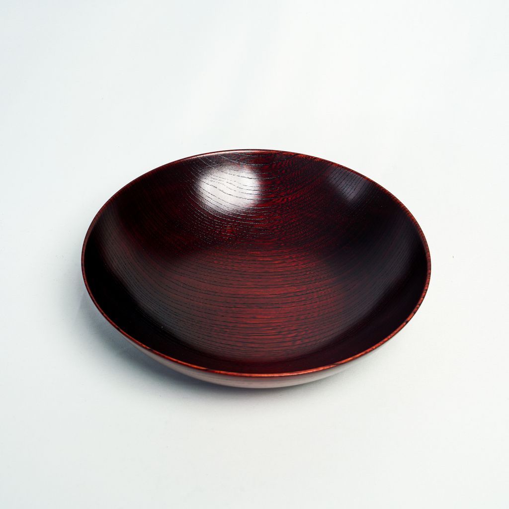 Lacquered Bowl “Hirasuji Red” 7.0