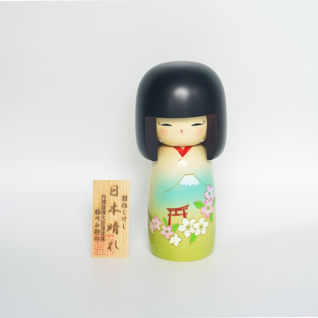 Kokeshi doll "Nihonbare(Fine Weather)"