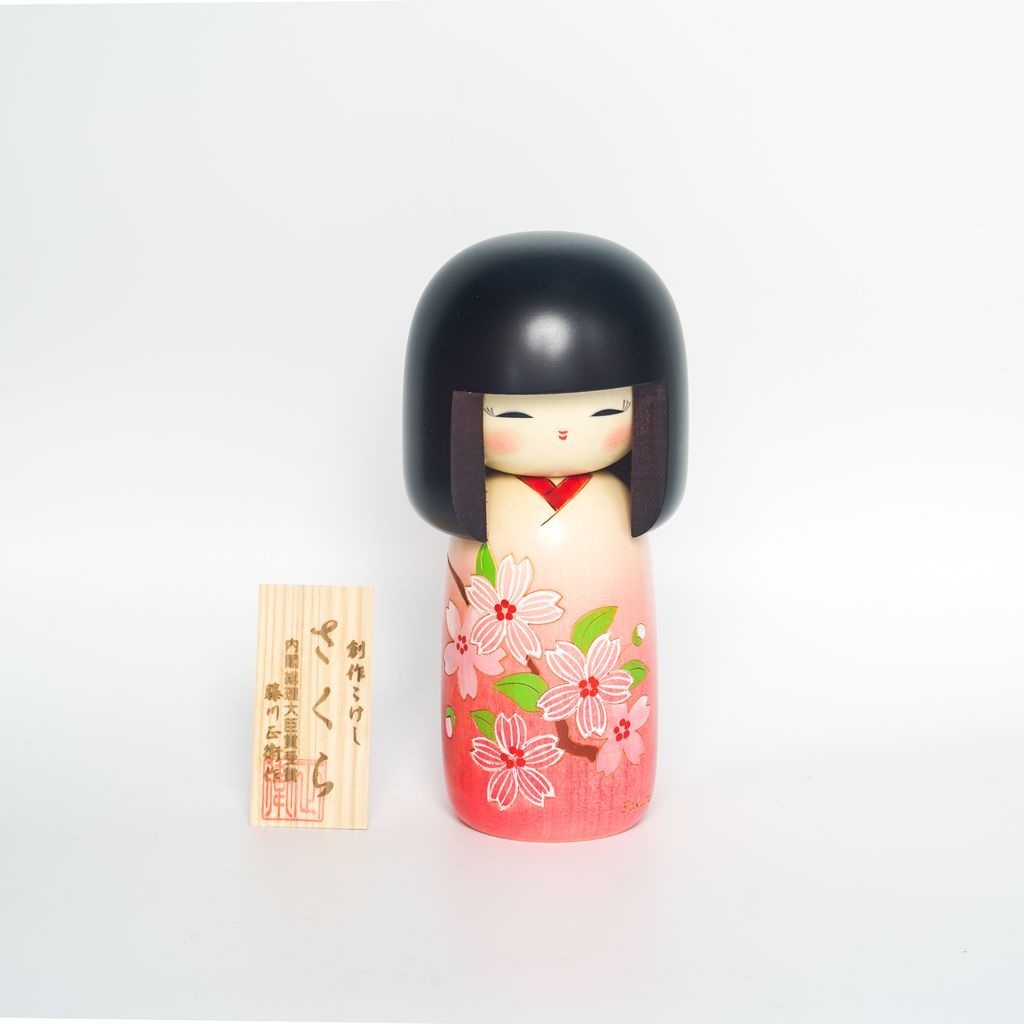 Kokeshi doll "Sakura(Cherry Blossoms)"