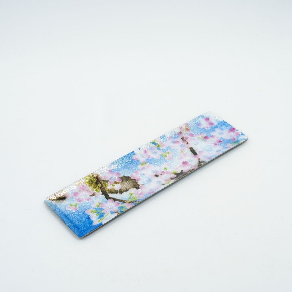 Cloisonne Pen Tray "Cherry Blossoms"