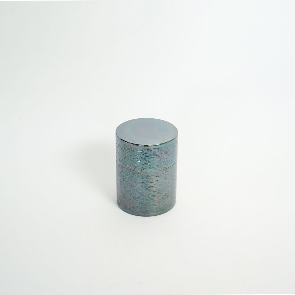 Oxidized Silver Tea Caddy