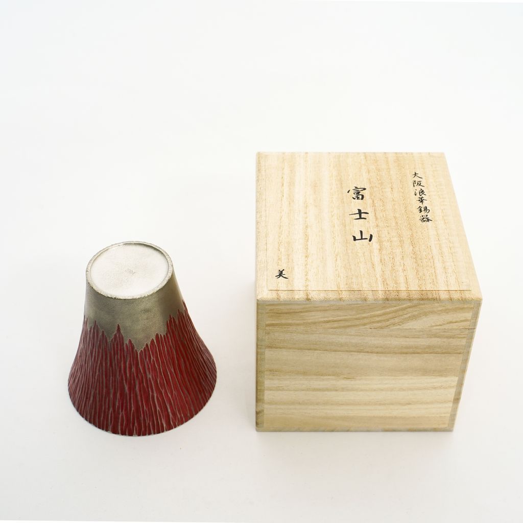 Tinware Tumbler Mt.Fuji Red