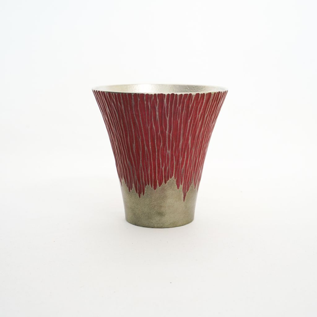 Tinware Tumbler Mt.Fuji Red