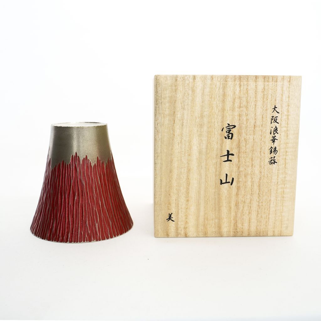 Tinware Tumbler Mt.Fuji Red