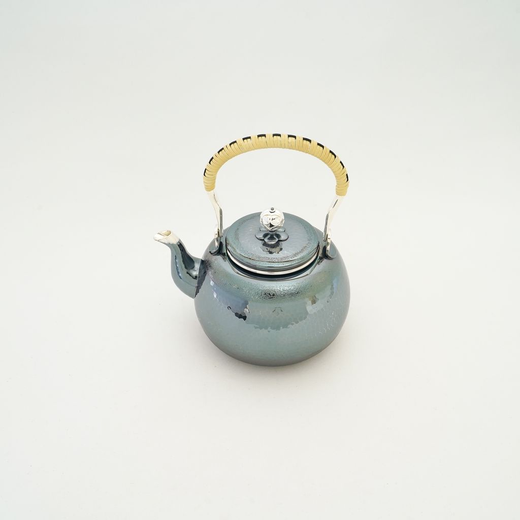 Oxidized Silver Kettle