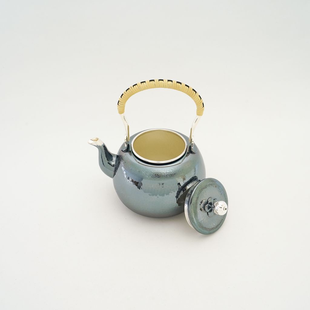 Oxidized Silver Kettle