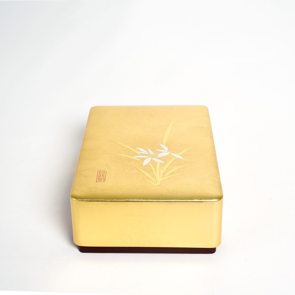 Kanazawa Gold Foil Box "Orchid"
