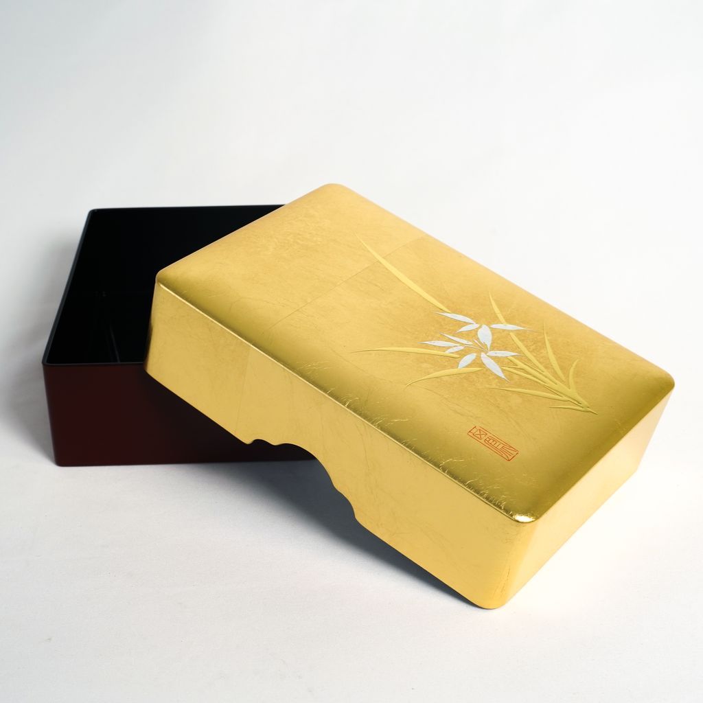 Kanazawa Gold Foil Box "Orchid"