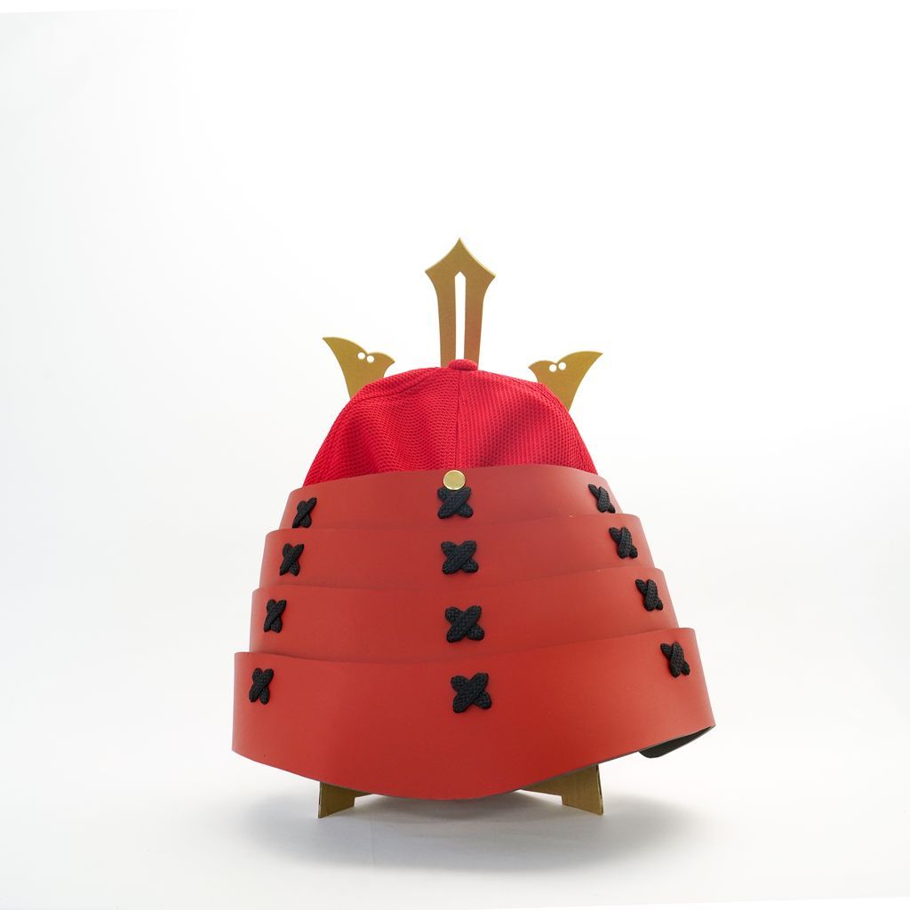 Samurai Cap With Mask "Motonari Mouri"