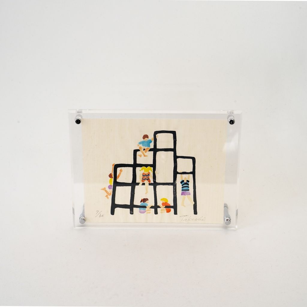 Yuzen Painting "Jungle Gym"●