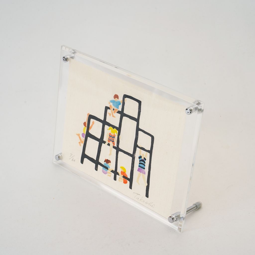 Yuzen Painting "Jungle Gym"●
