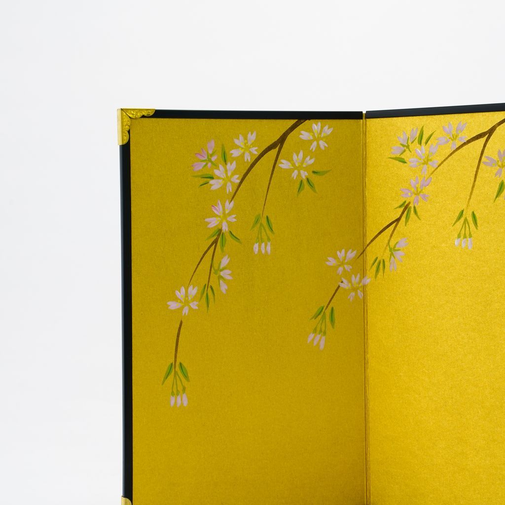 Small folding screens "Cherry blossoms" two panels (S)