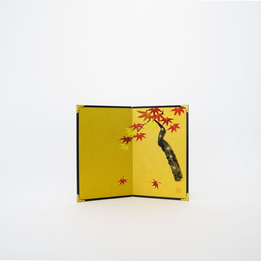 Small folding screens "Autumn foliage" two panels (S)