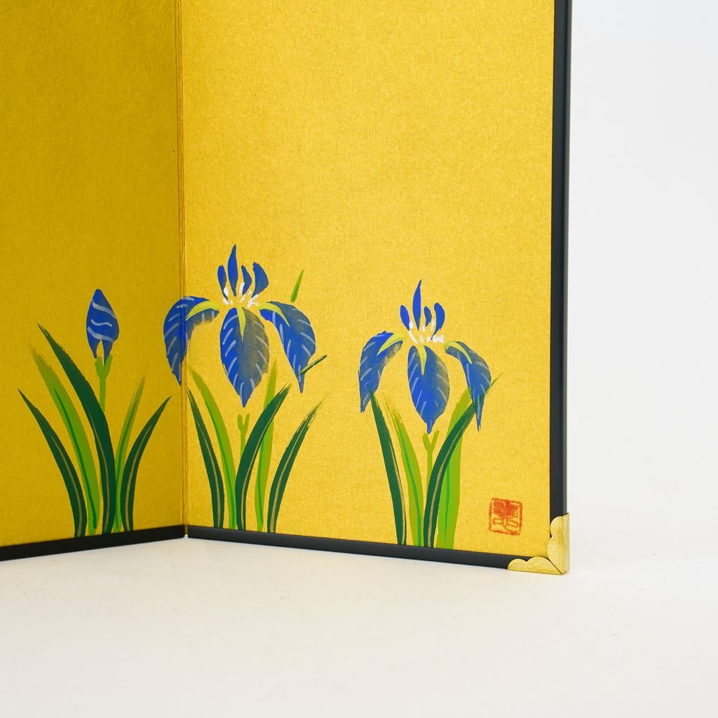Small folding screens "Iris" two panels (S)