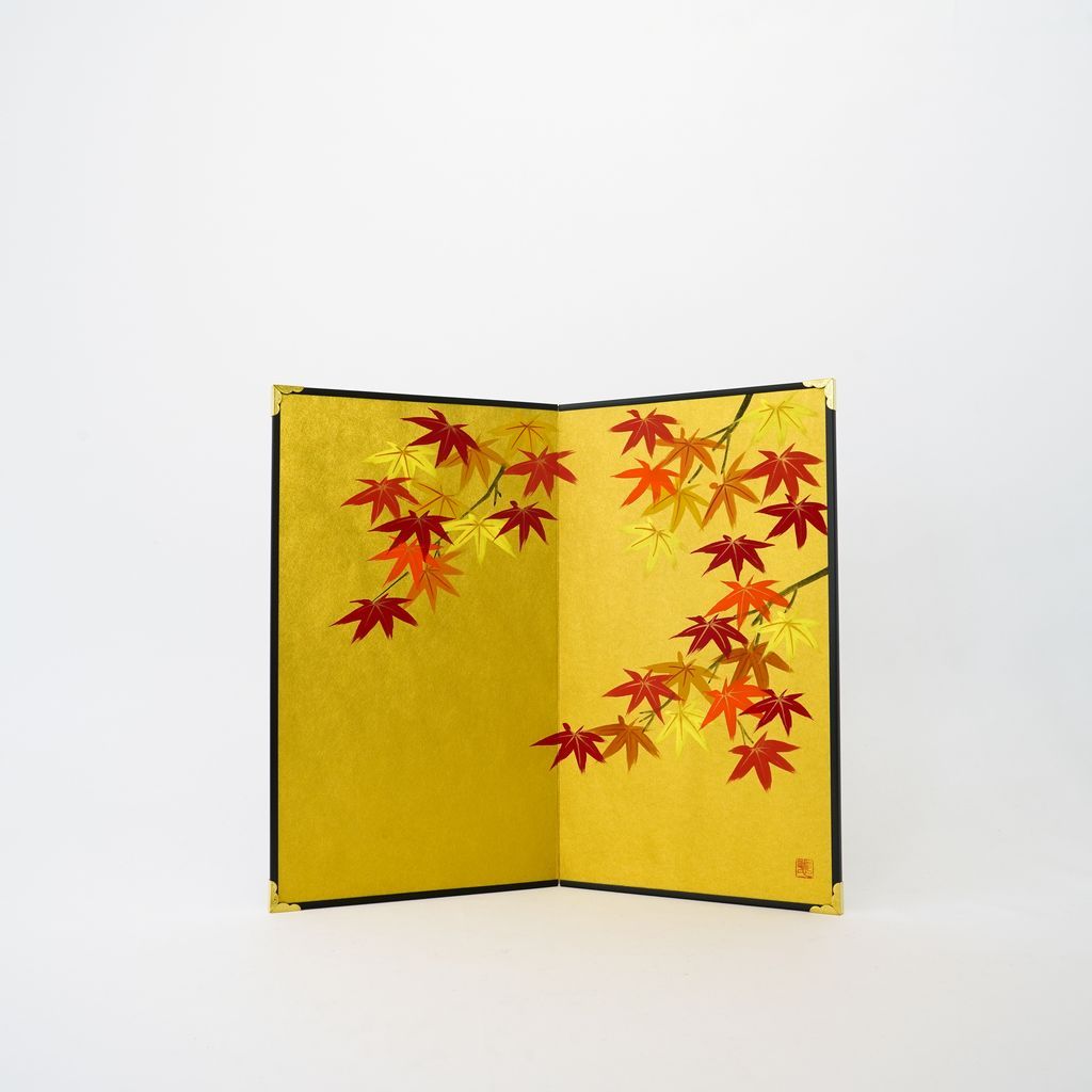 Small folding screens "Autumn foliage" two panels (L)