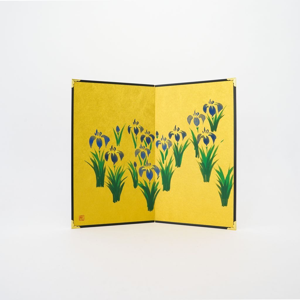 Small folding screens "Iris" two panels (L)