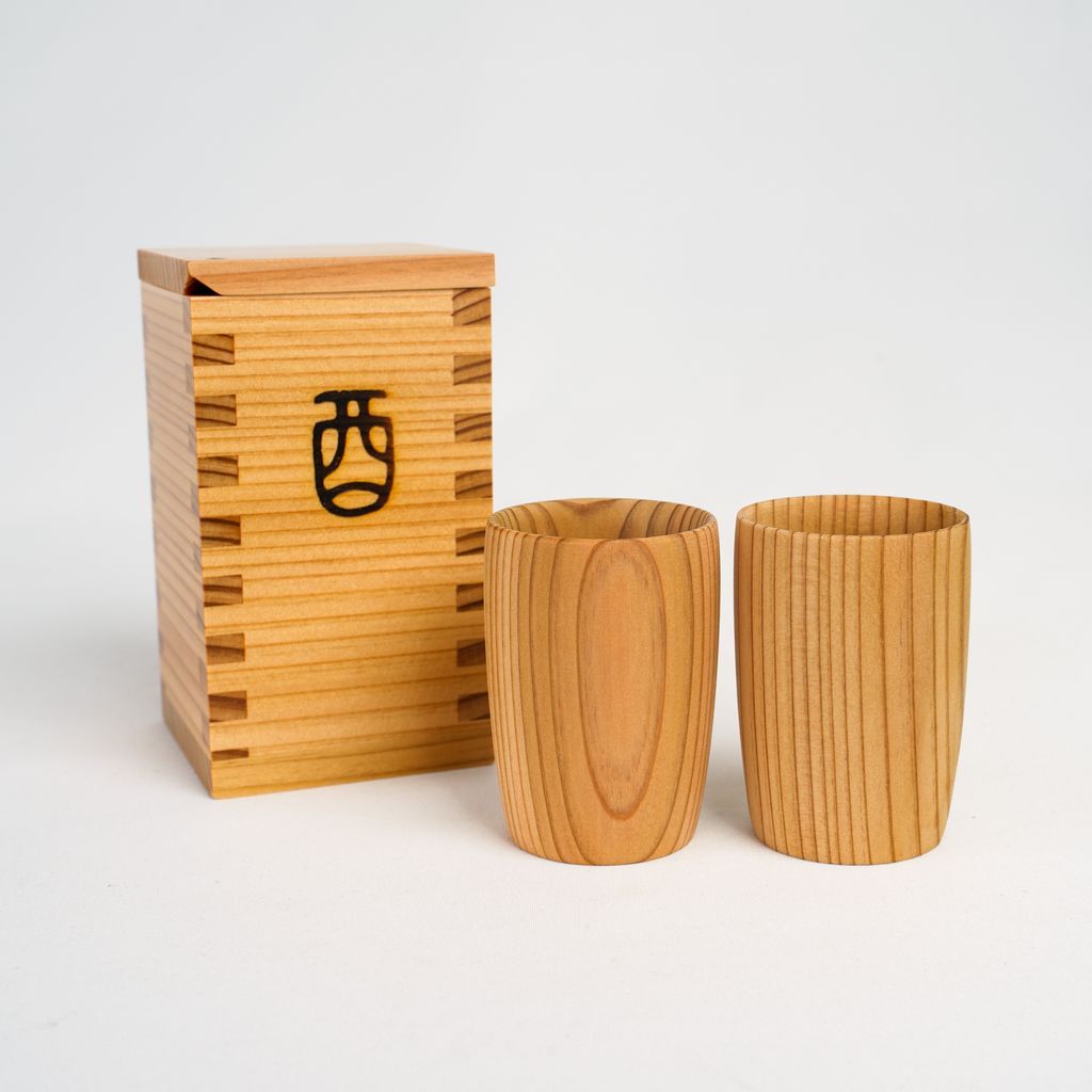 Magewappa "Sake Vessel and Cup Set"