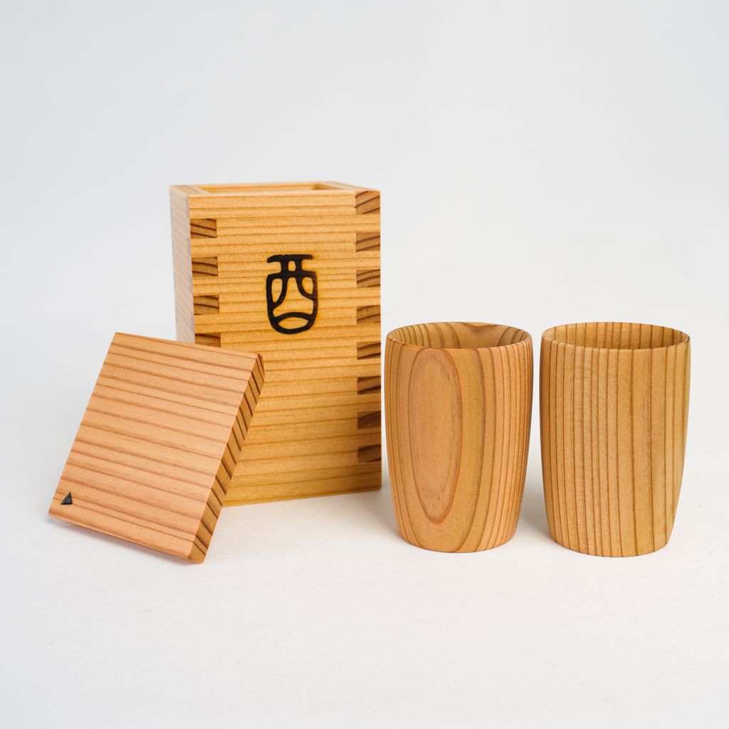 Magewappa "Sake Vessel and Cup Set"
