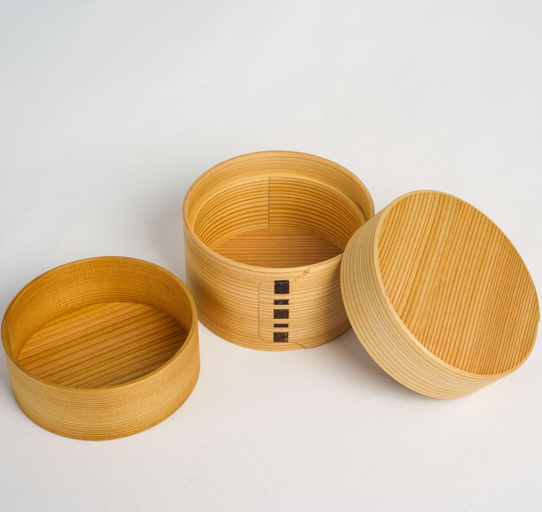 Magewappa Bento Box "Round Two-tiered  Bento Box"
