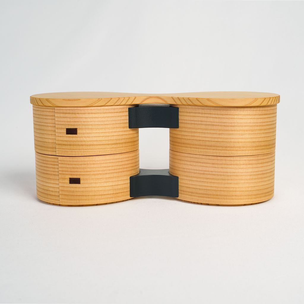 Magewappa Bento Box "Hana Black"