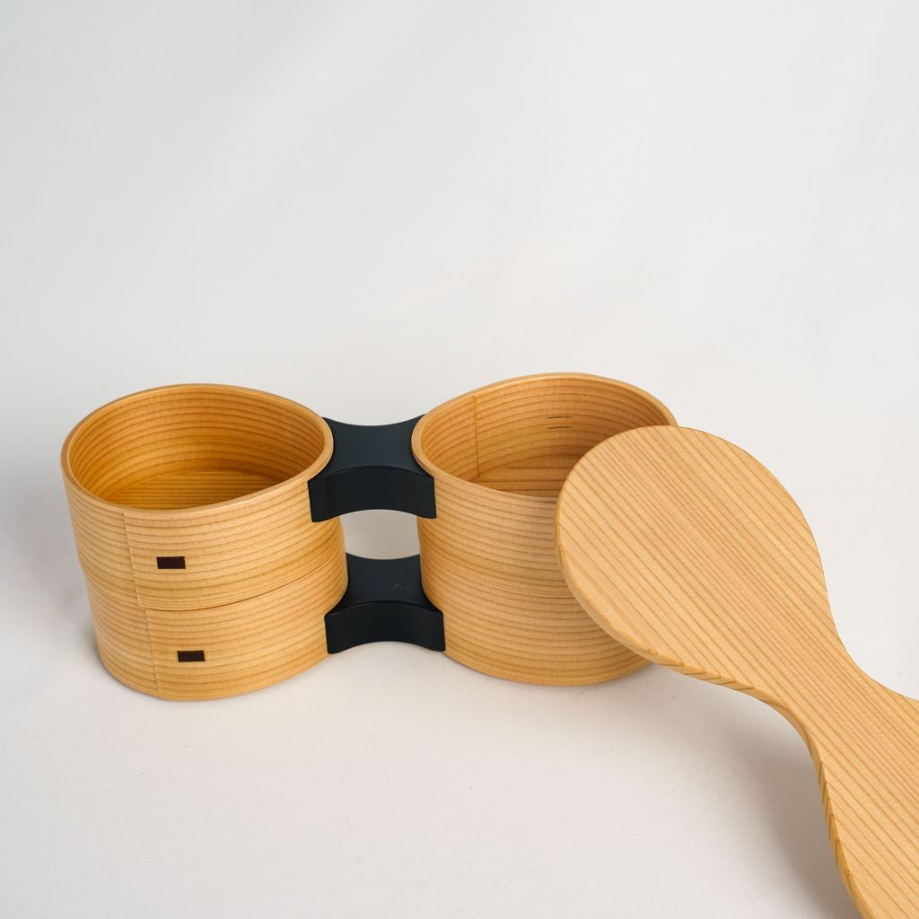 Magewappa Bento Box "Hana Black"