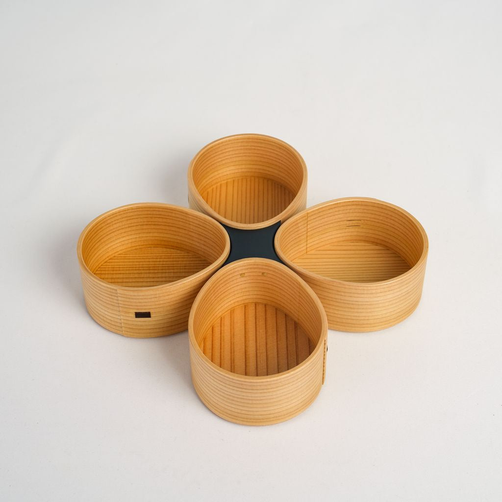 Magewappa Bento Box "Hana Black"