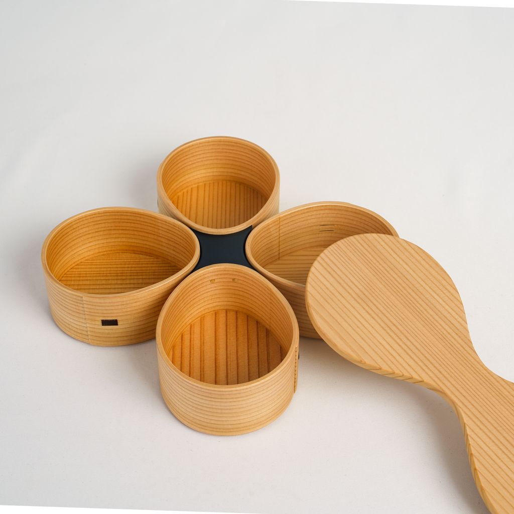 Magewappa Bento Box "Hana Black"